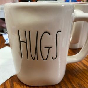 Rae Dunn Hugs/Kisses Double Sided Mug